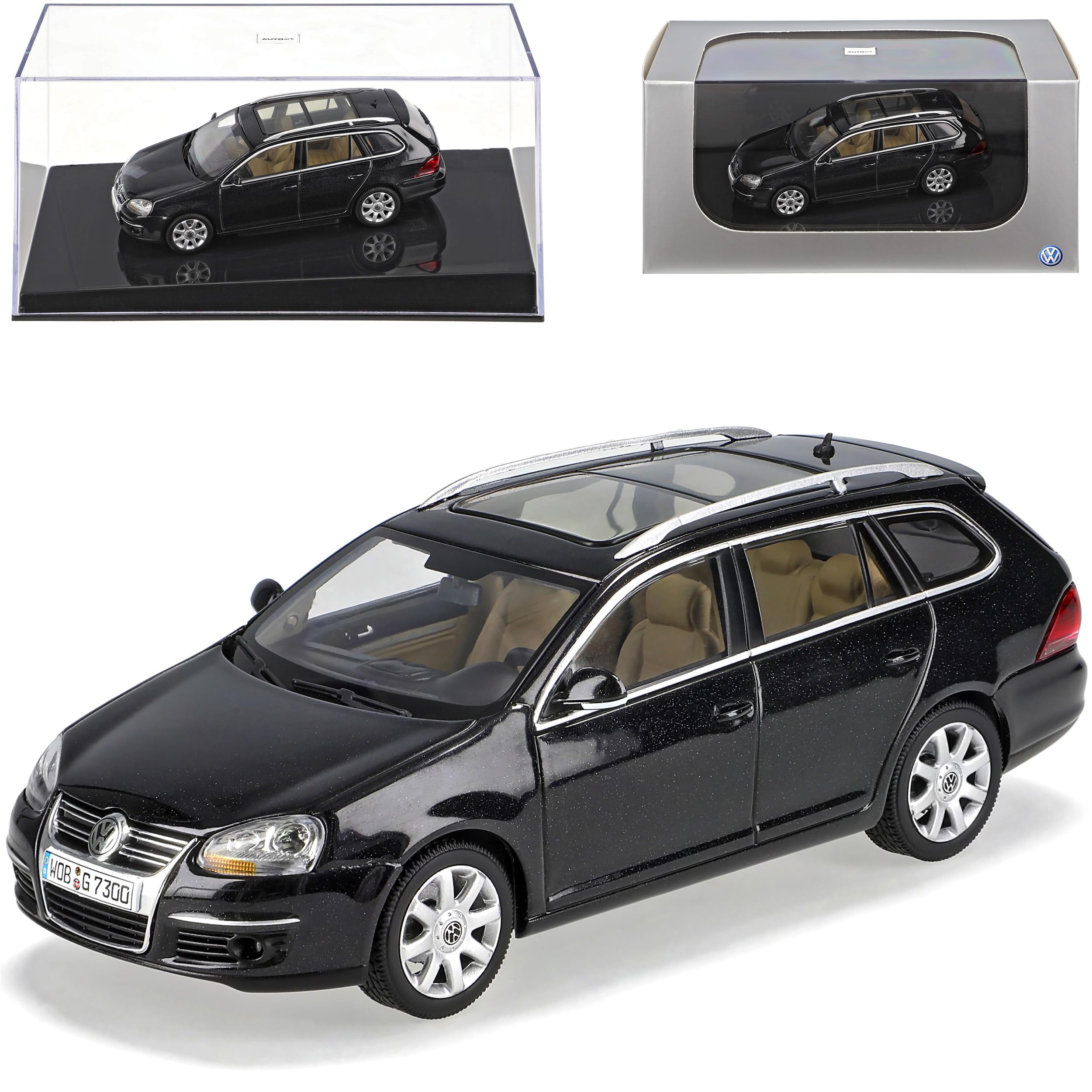 AUTOart Volkswagen Golf V 5 Variant Estate Black 1/43 Car Art